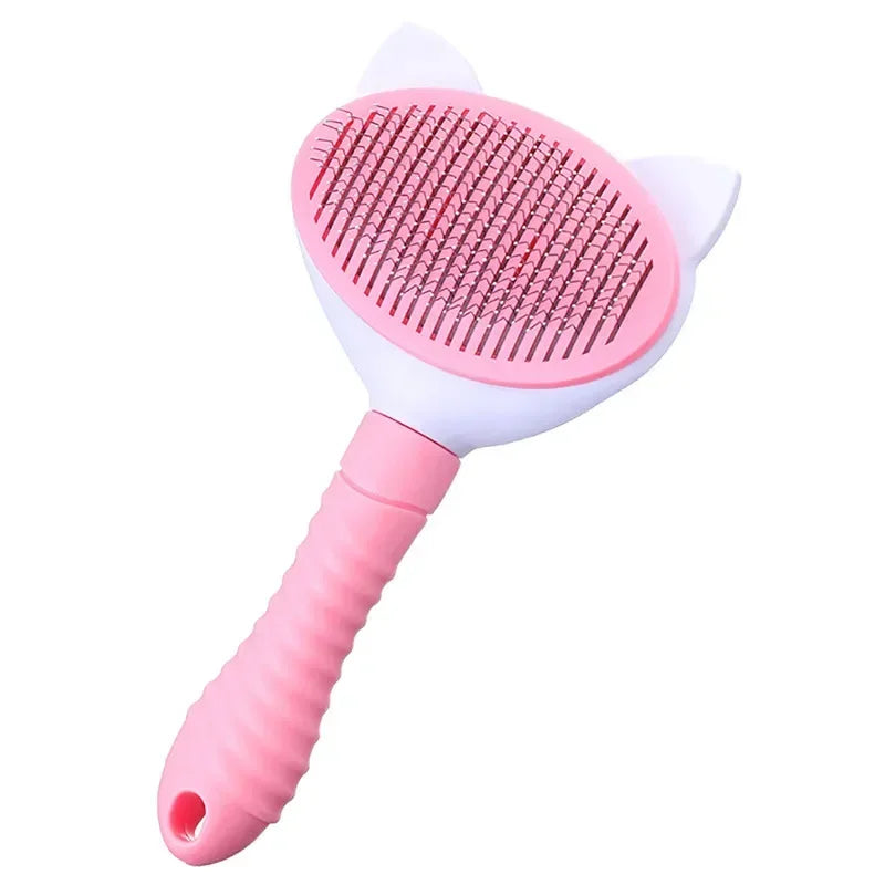 Pet Comb Cat Cleaning Supplies High Quality Self cleaning Brush Professional Grooming brush for Dogs, Cats pets Bath