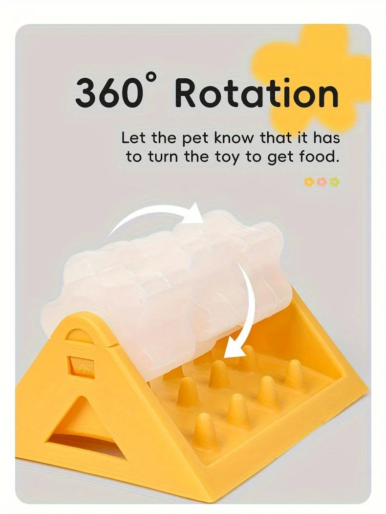 Interactive Dog Food Dispenser Toy - Puzzle Feeder with Leak-Proof Design, Slow-Feeding Design & Durable PP Material for Dogs
