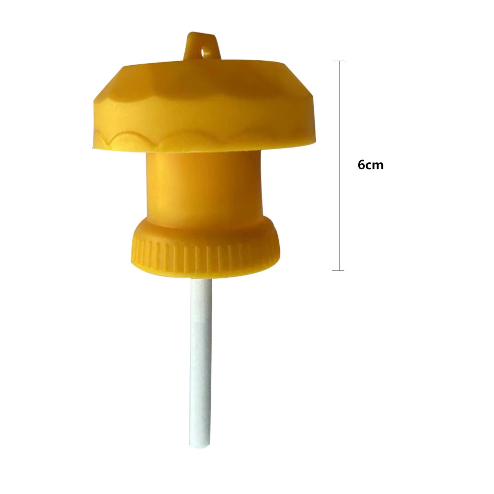 1-20PCS Fruit Killer Plastic Yellow Drosophila Trap Fly Trap Killer Cover Fly Catcher Pest Insect Control For Home Farm