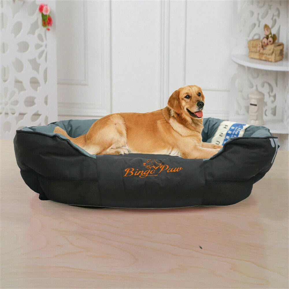 Waterproof XXL XL L Orthopedic Sofa Dog Bed Washable Basket Cushion Removable for Small Medium Large Dog
