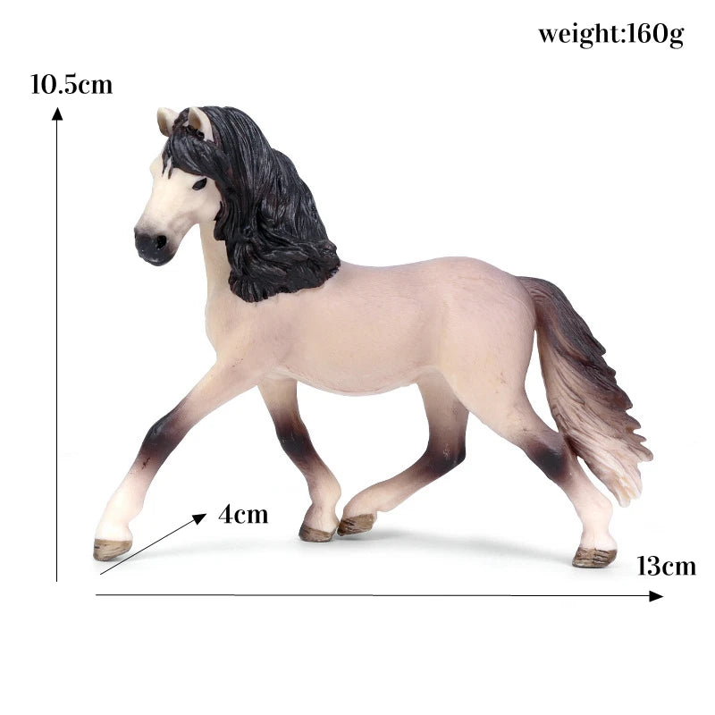 Miniature Horse Cowboy Stud Farm Stable Horseman Action Figures Animal Model Appaloosa Harvard Hannover Clydesdale Quarter Horse and more