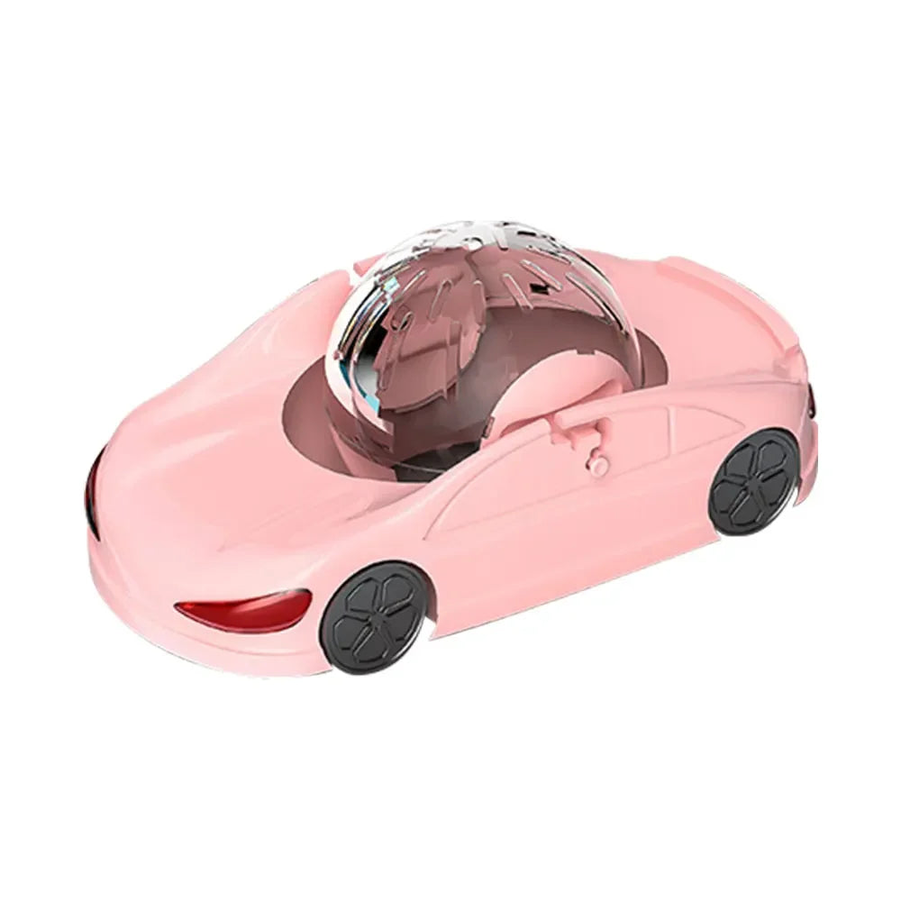 Hamster Exercise Wheel Hamster Toy Car Funny Detachable Lightweight Clear Ball