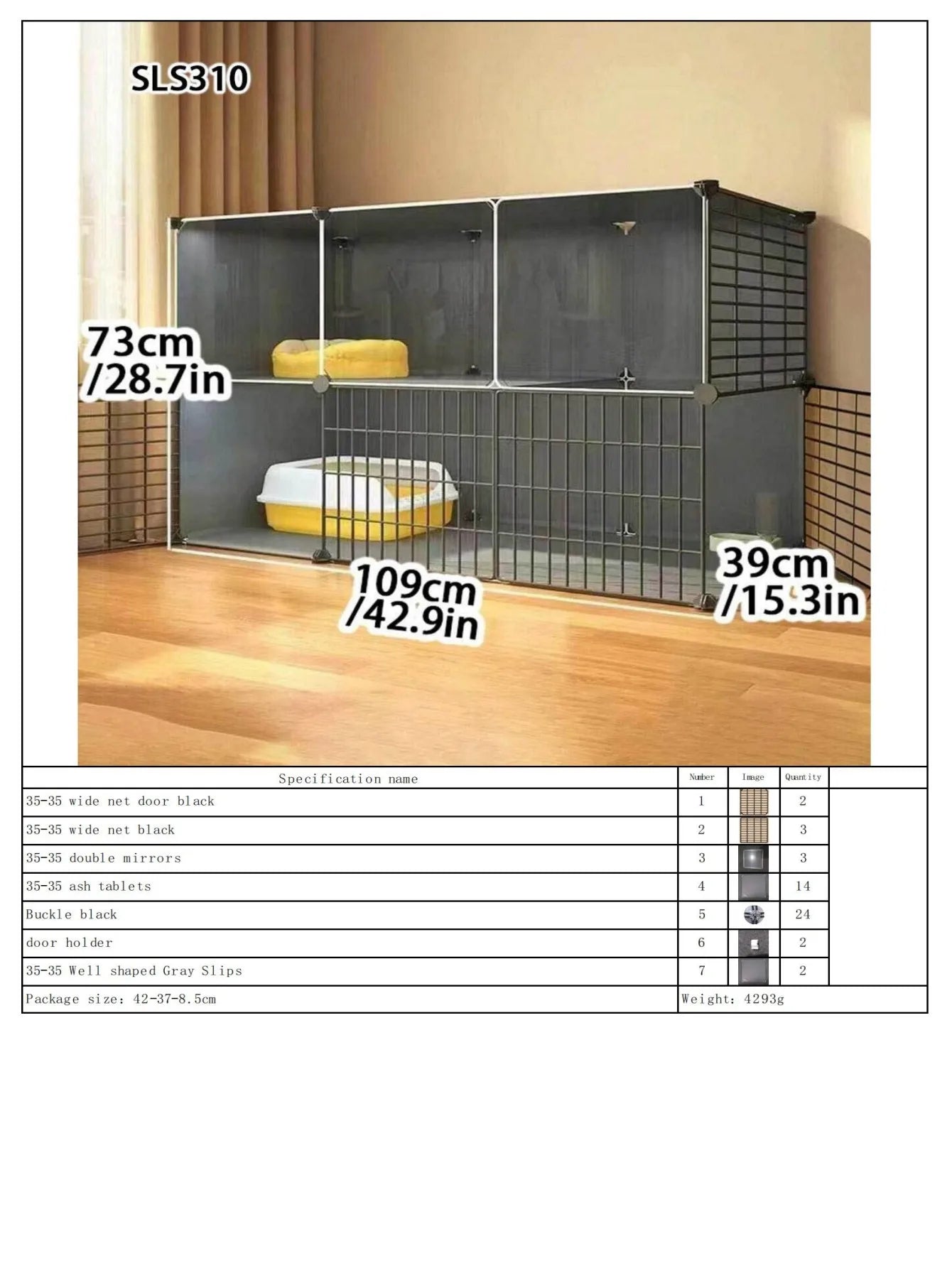 Cat Cage, Household Indoor Small Apartment, Cat Villa, Cat House, Cat Nest, Integrated Does Not Occupy an Area