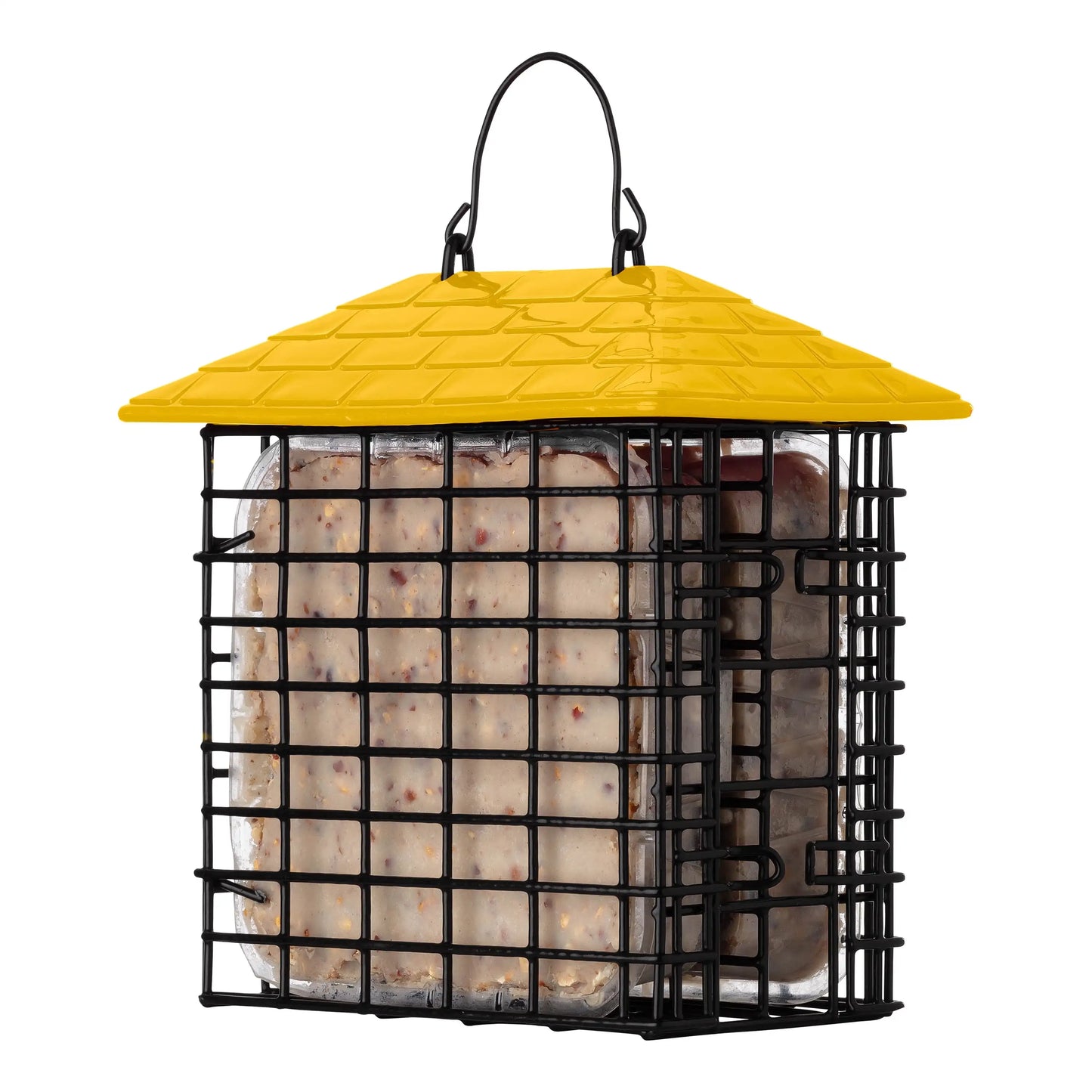 Double Suet Feeder with Weather Guard, Wild Bird, Assorted Colors, Weatherproof