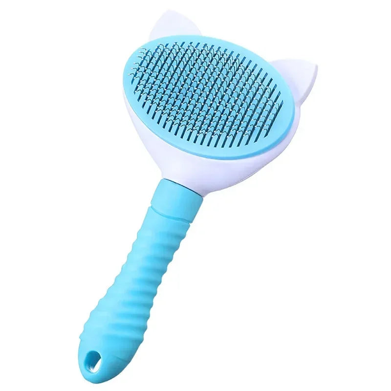Pet Comb Cat Cleaning Supplies High Quality Self cleaning Brush Professional Grooming brush for Dogs, Cats pets Bath