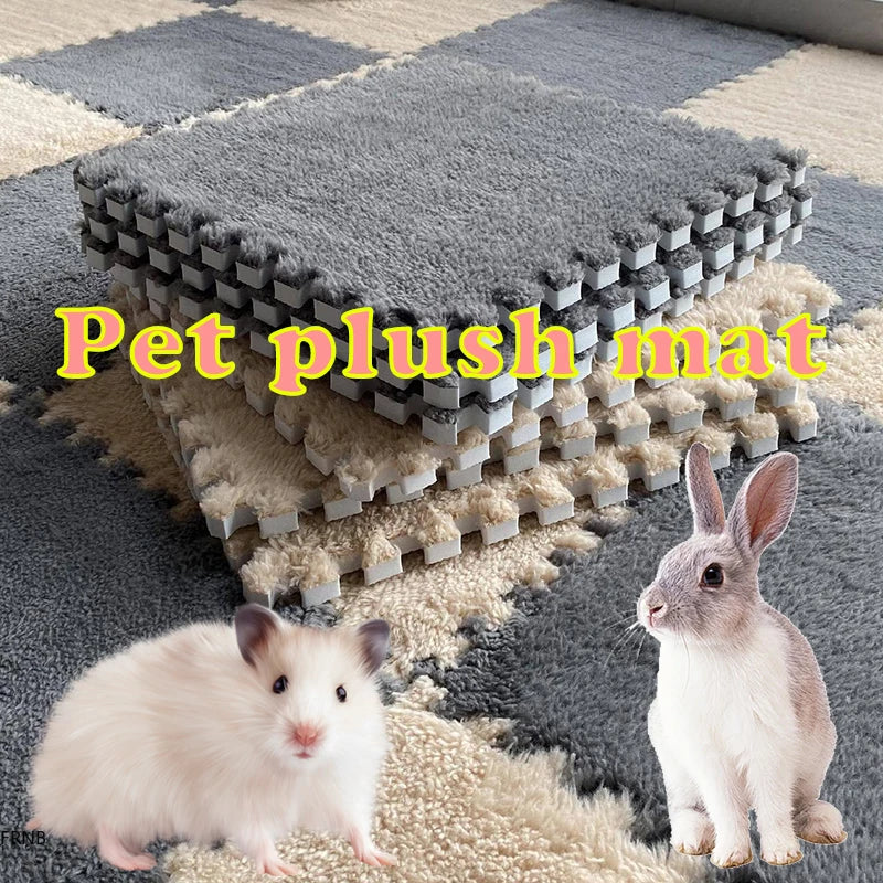 30*30cm 1-10Pcs Pet Warming Pad EVA Foam Guinea Pig Hamster Rabbit Soft Sleeping Mat Sleeping Mat Blanket Bed Pet Accessories