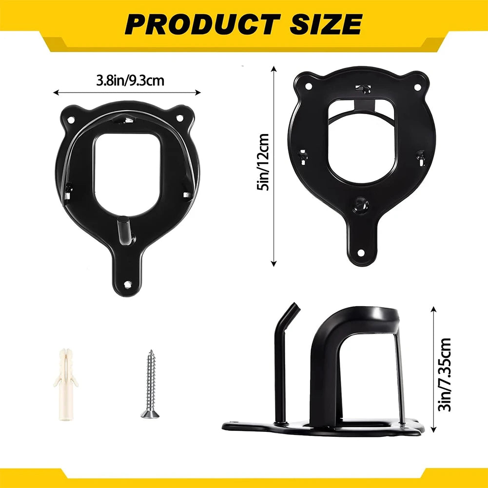 Horse Bridle Rack Metal Horse Tack Storage Halter Hanger with Tubes and Screws Bridle Holder Wall Mounted Horse Barn Supplies