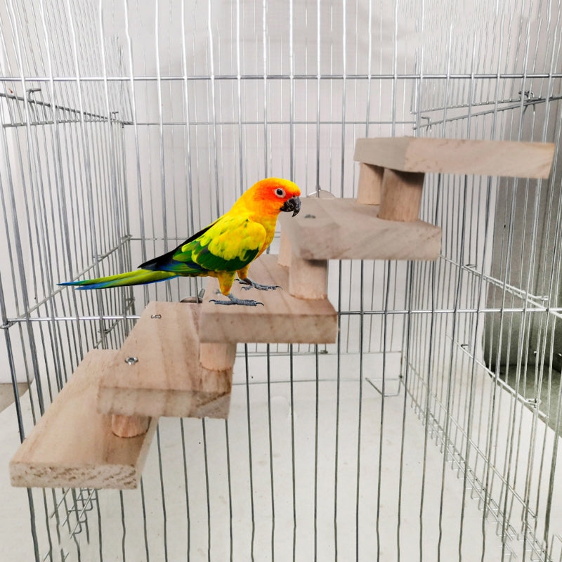 Ferret Hamster Small Animals Parrot Perch Climbing Stairs Exercise Toys Ladder Bridge Hamster Chew