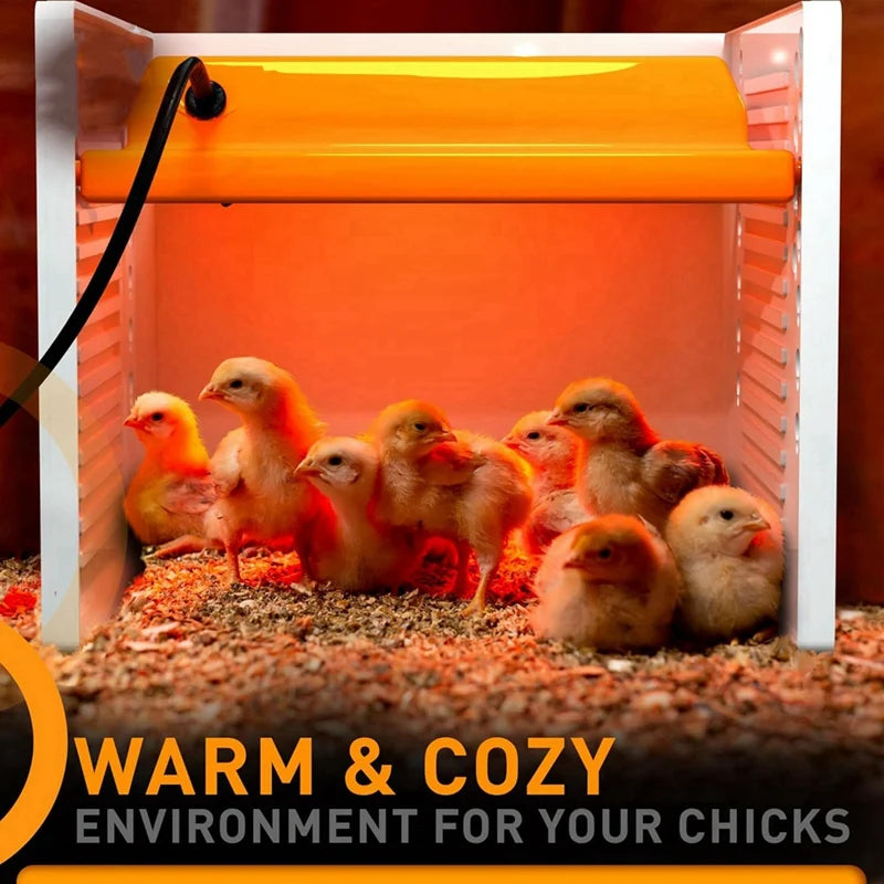 Chick Brooder Heating Plate Chicken Brooder Heater With Adjustable Height And Angle, Digital Temperature Control