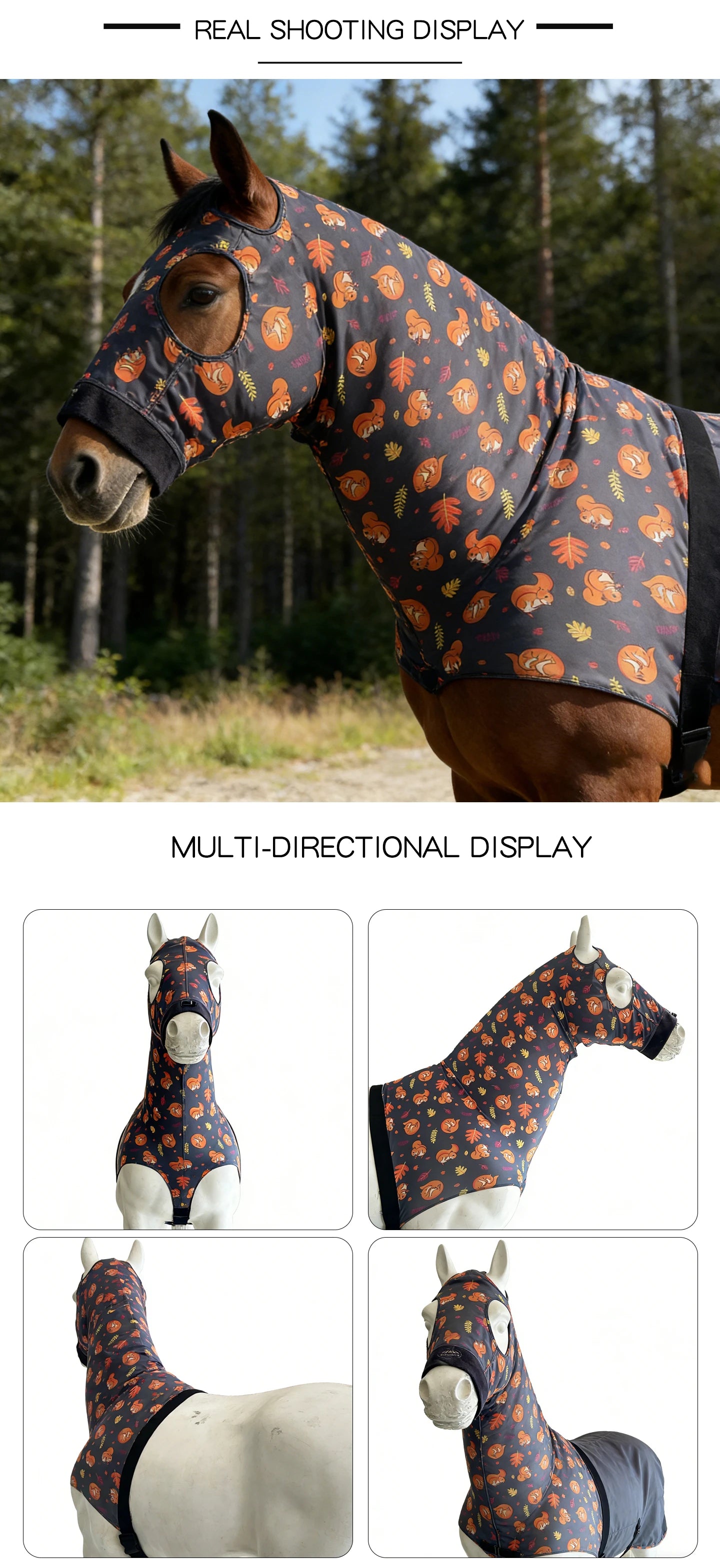 Professional Long Impact-resistant Horse Shoulder Guard Horse-Neck Tie