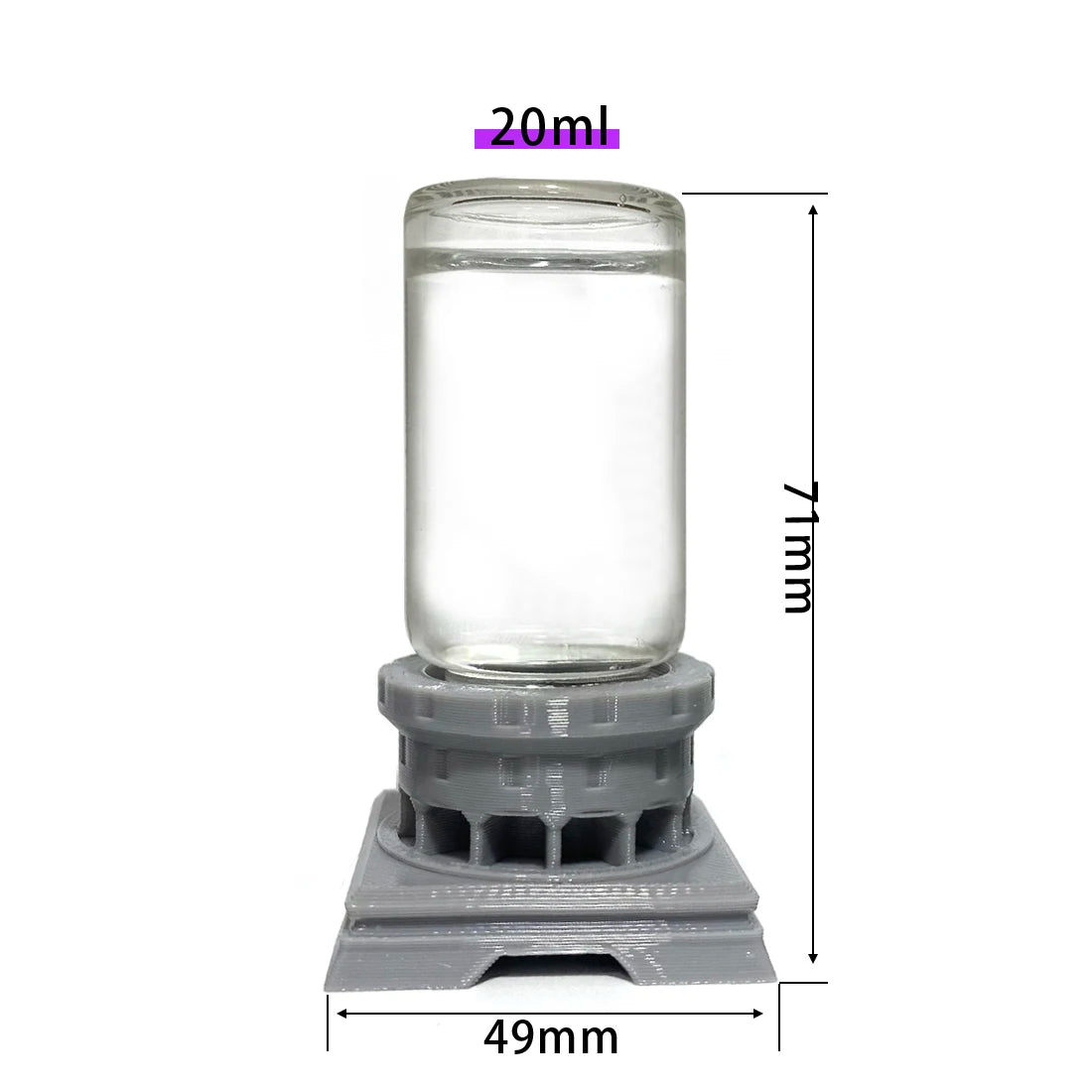 AntsKeeper Glass Waterer Feeder for Anthill Ant Nest Farms, Prevents Drowning, Honey Sugar Water Can be Fed Directly, 1ml - 30ml