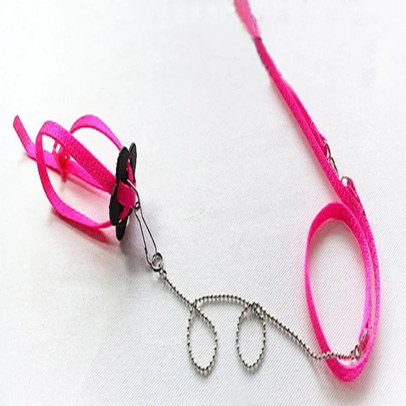 Reptile Leash Lizard Traction Rope Climbing Pet Leash Walking Control Rope For Reptile Amphibians Chain Version Strap Collar