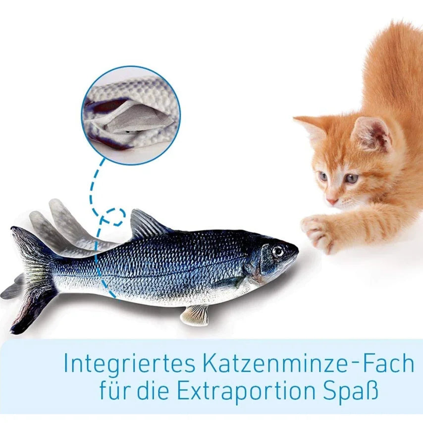 Cat Toy Fish Interactive Electric Floppy Fish USB Charger Realistic Pet Cats Chew Bite Toys Pet Supplies Dog Toys