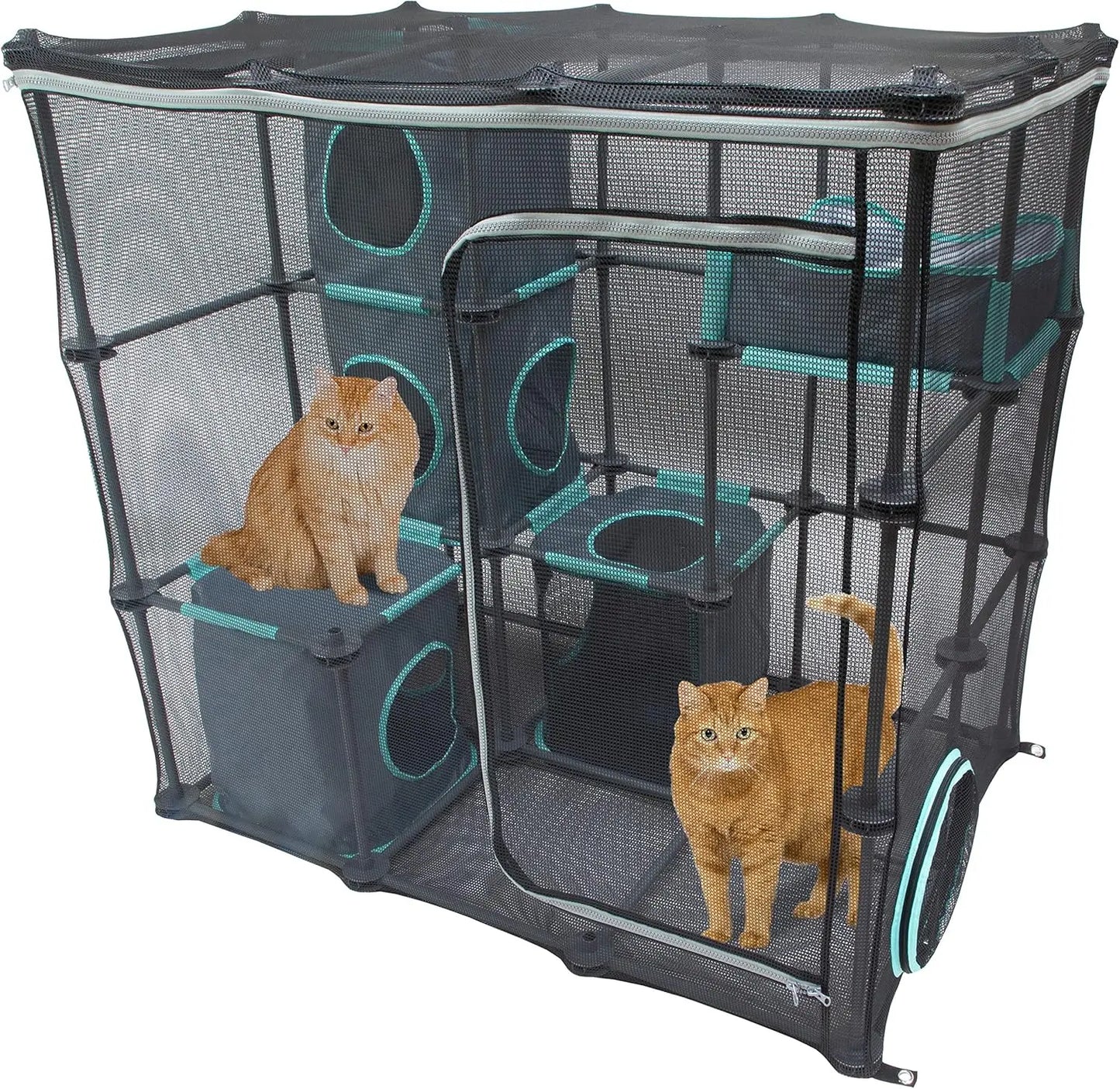 City Outdoor Cat Furniture and Play Kits for Cats, Outdoor Mega Kit