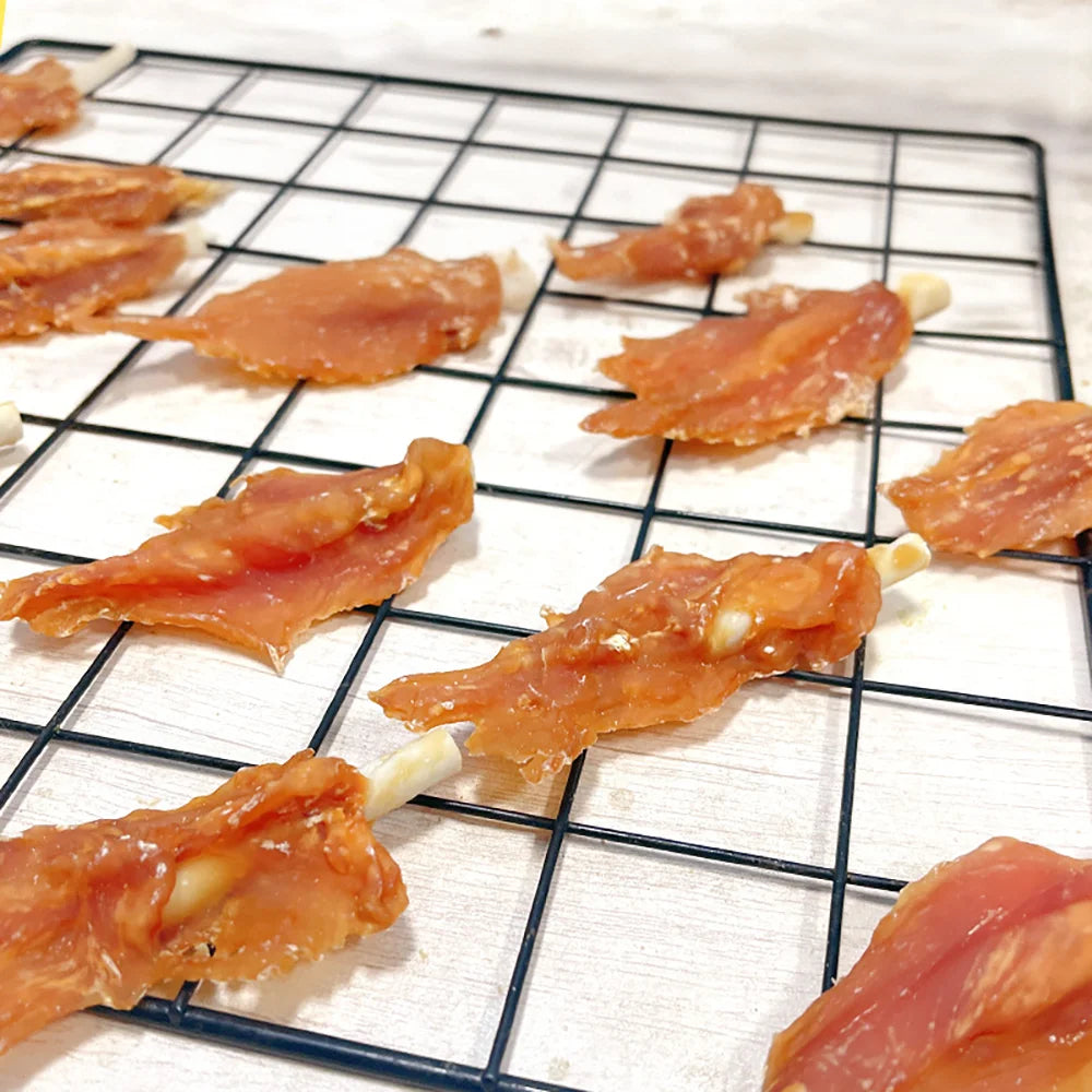 7.05oz/14.11oz(200g/400g) Rawhide Chicken Breast All Natural Ingredients, Natural Dog Treats, Healthy, Easily Digestible