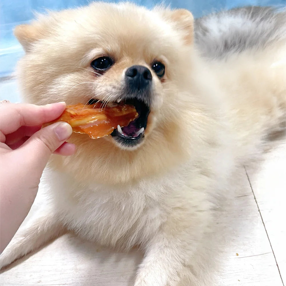 7.05oz/14.11oz(200g/400g) Rawhide Chicken Breast All Natural Ingredients, Natural Dog Treats, Healthy, Easily Digestible