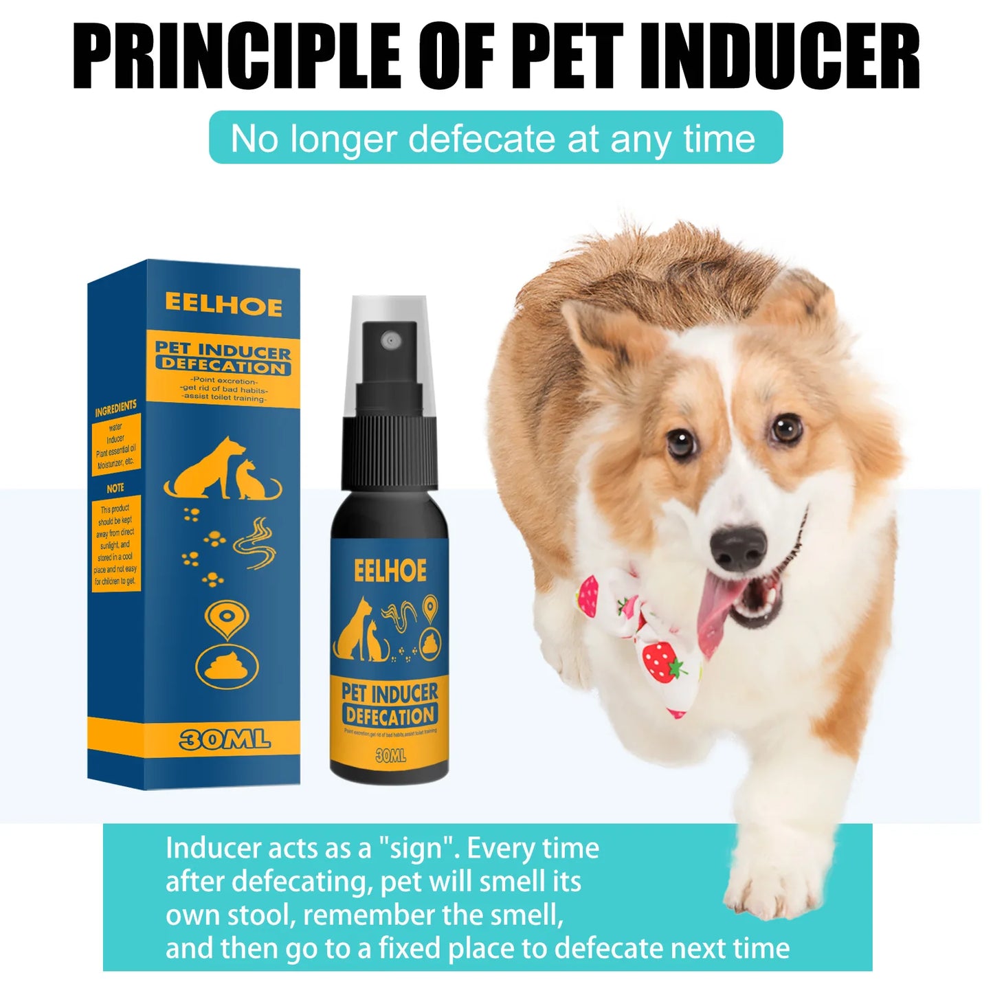 2pcs Pet Deodorant Gel + Potty Inducer For Puppy Training, Fresh And Deodorant For Cat & Dog Body Nest Air, Harmless To Pet