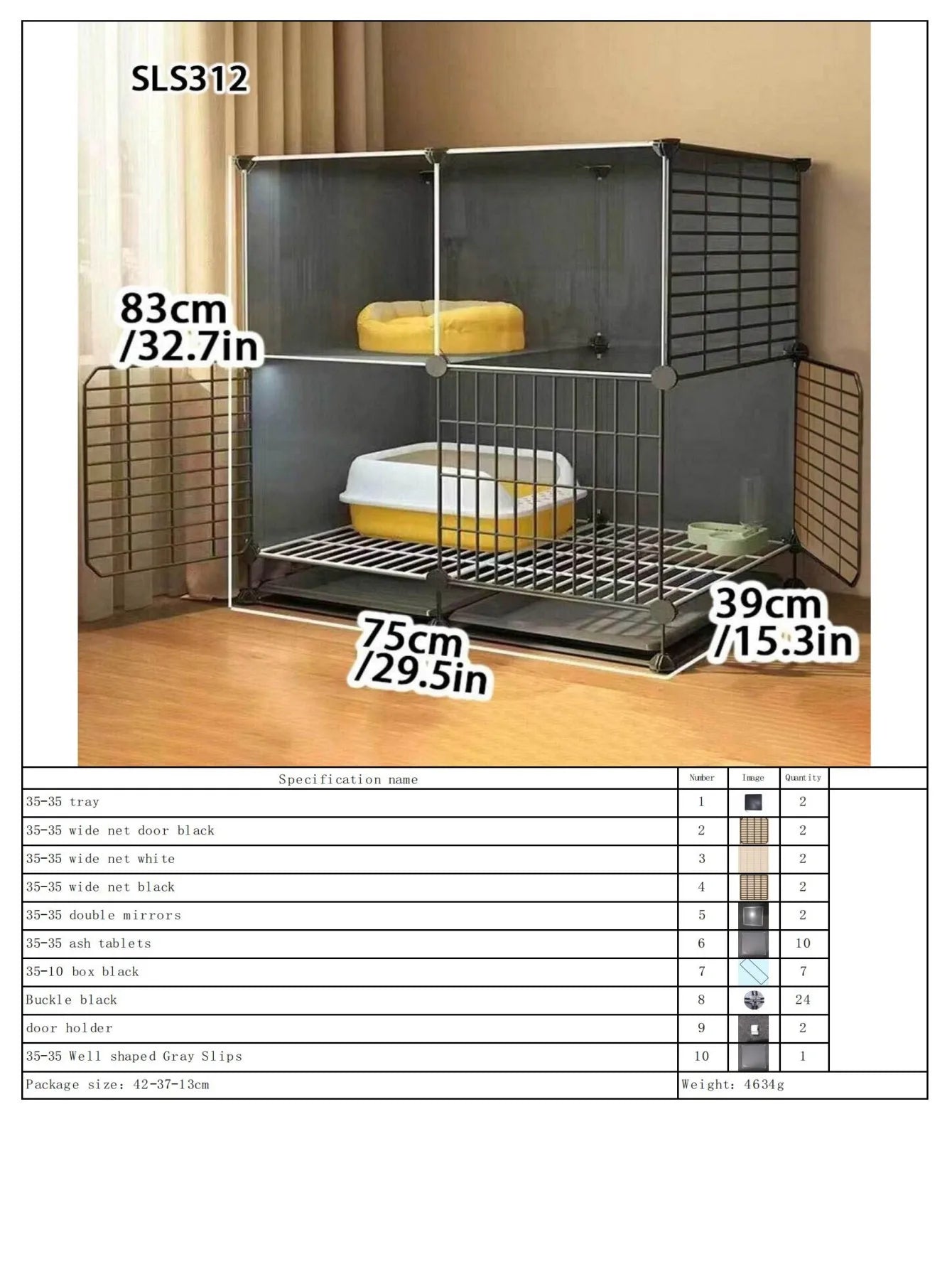Cat Cage, Household Indoor Small Apartment, Cat Villa, Cat House, Cat Nest, Integrated Does Not Occupy an Area