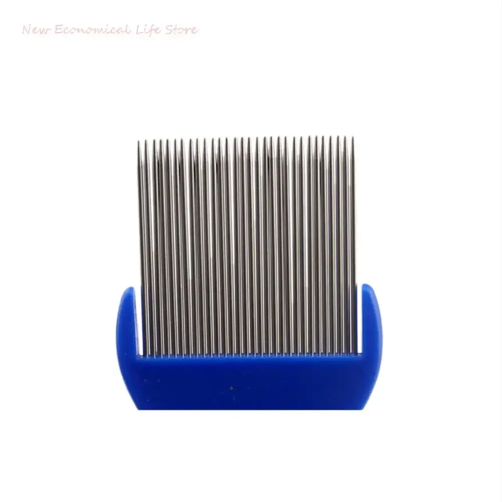 Stainless Steel Dog Cat Pets Comb Grooming Brushes Cheopis Cootie Anoplura Flea Lice Random Color
