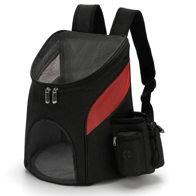 New Portable mesh Dog Bag Breathable Dog Backpack Foldable Large Capacity Cat Carrying Bag Portable Outdoor Travel Pet Carrier