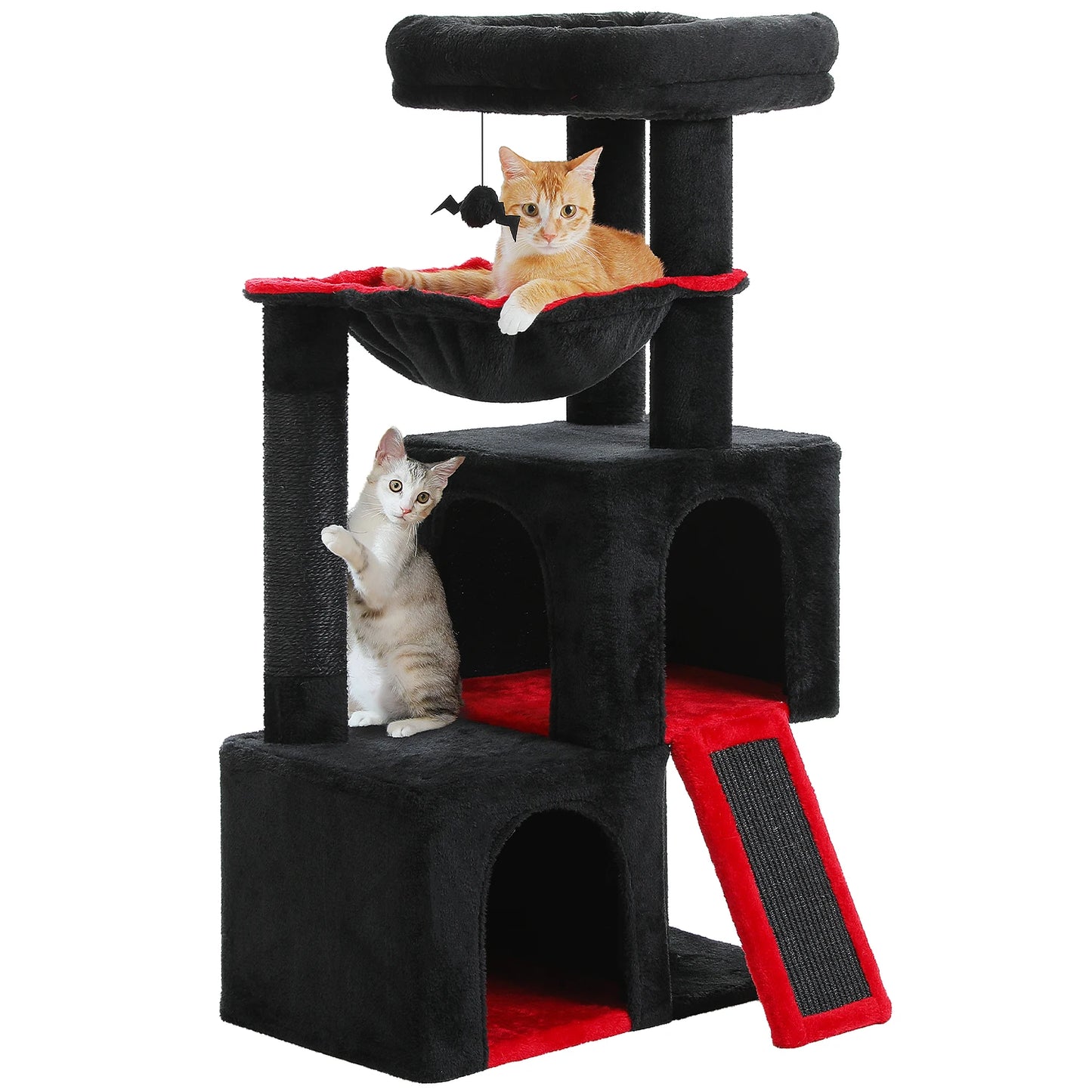 Large Cat Tree for Indoor Cats Multi-Level Cat Tower with Spacious Condos Sisal Scratching Pad Kitten House Accessories Cat Toys