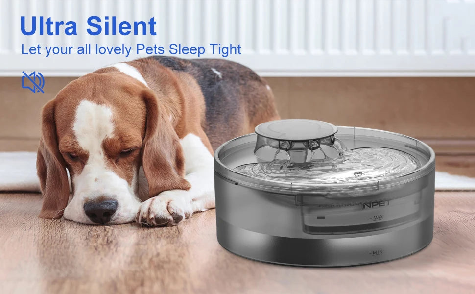Dog Water Fountain, 170oz/1.3Gallon/5L Large Automatic Pet Water Dispenser Dog Water Bowl for Cat, Dogs, Multiple Pets
