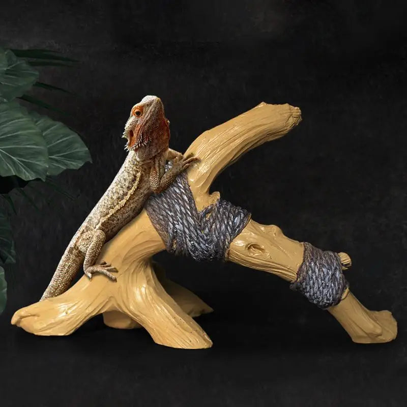 Snake Climbing Branch Resin Wood Reptile Climbing Decoration Branch Aquarium And Terrarium Decoration Climbing Rope Rack
