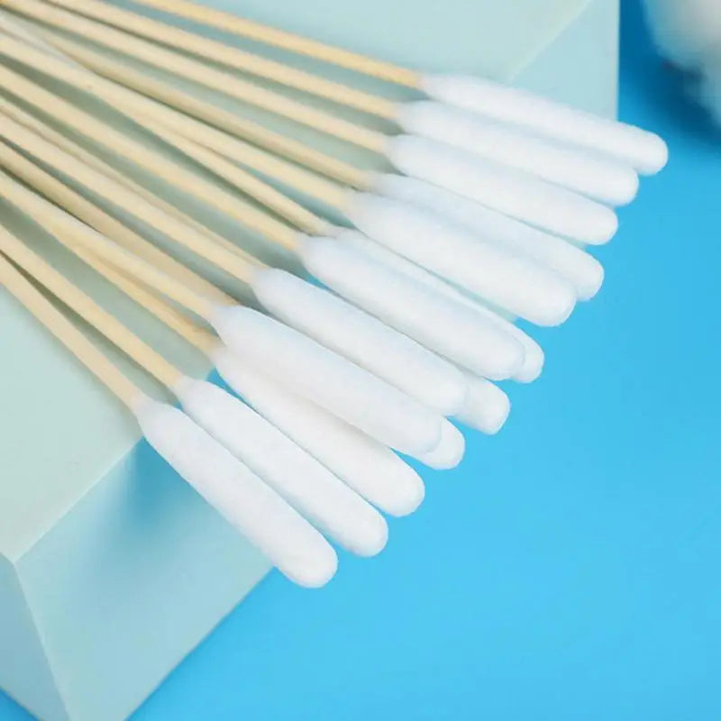 100Pcs Pet Ear Cleaner Cotton Buds Animal Ear Cleaner Big Cotton Swab Sticks Cotton Buds For Cat Dog Ear Wax Removal
