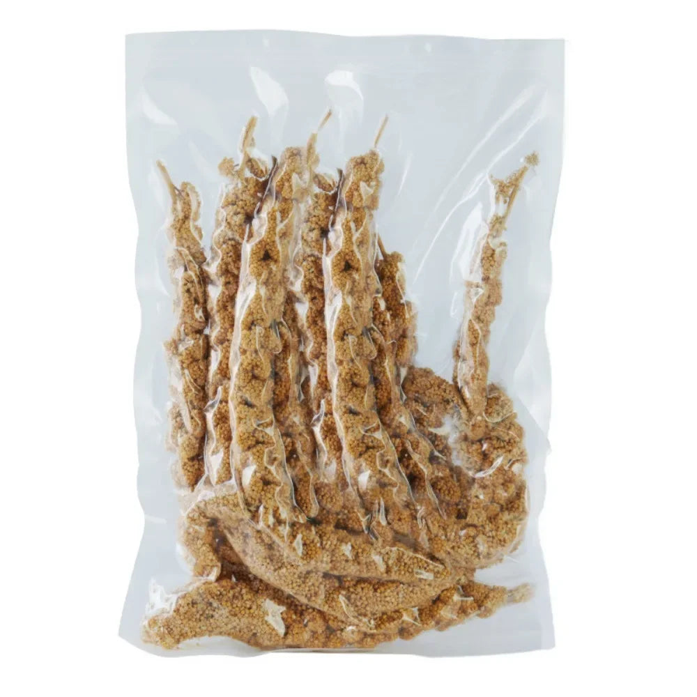 Parakeet snack grain with shell yellow millet Xuan Phoenix tiger skin feed bird food Wenbird pearl bird snack