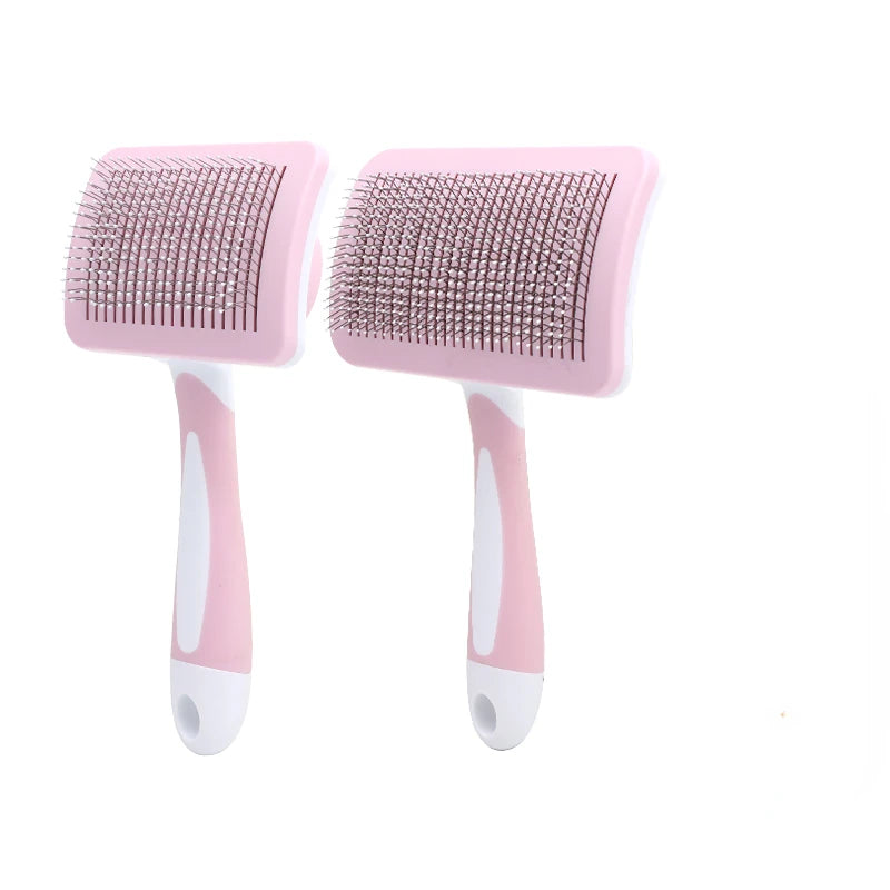 Self Cleaning Cat Wire Brush Dog Pet Grooming Slicker Brush Dog bath brush Pet hair removal brush Cat brush