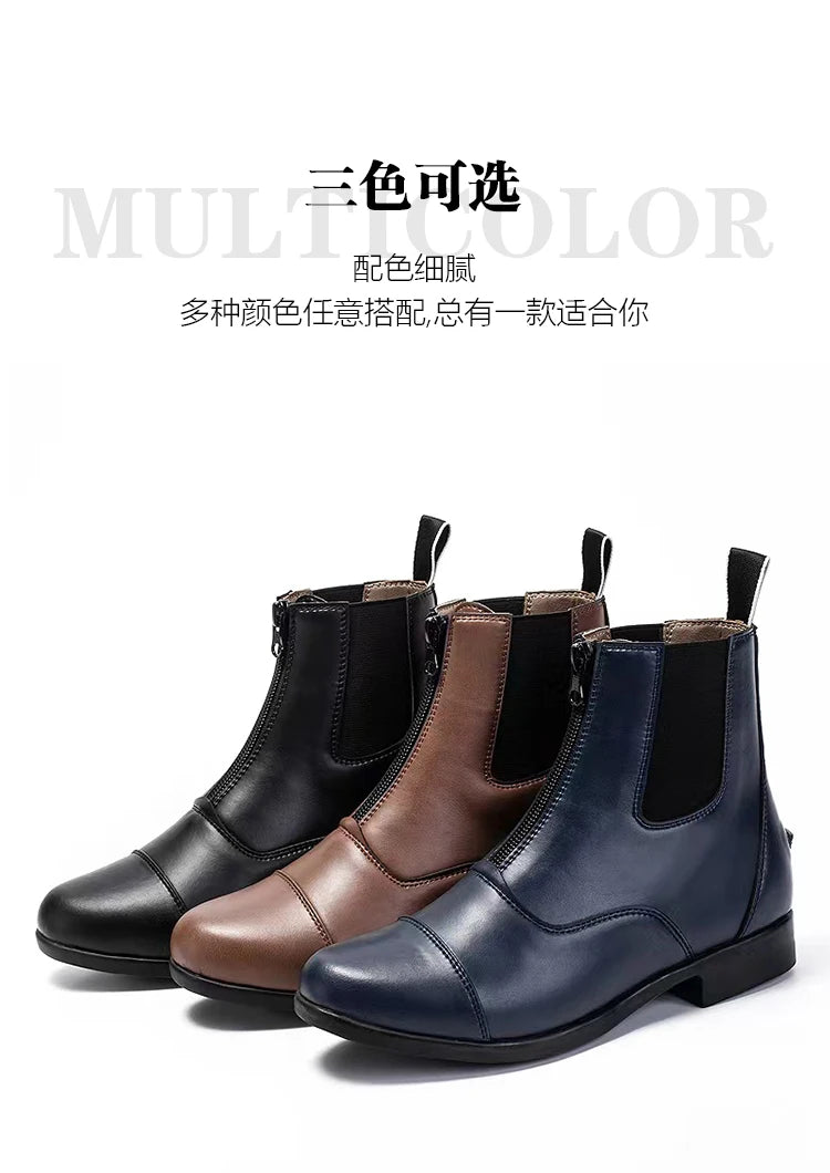 Equestrian Boots Ankle Boots Sizes 25-44 Riding Boots Equestrian Equipment Wear-resistant And Anti-slip Professional Boots