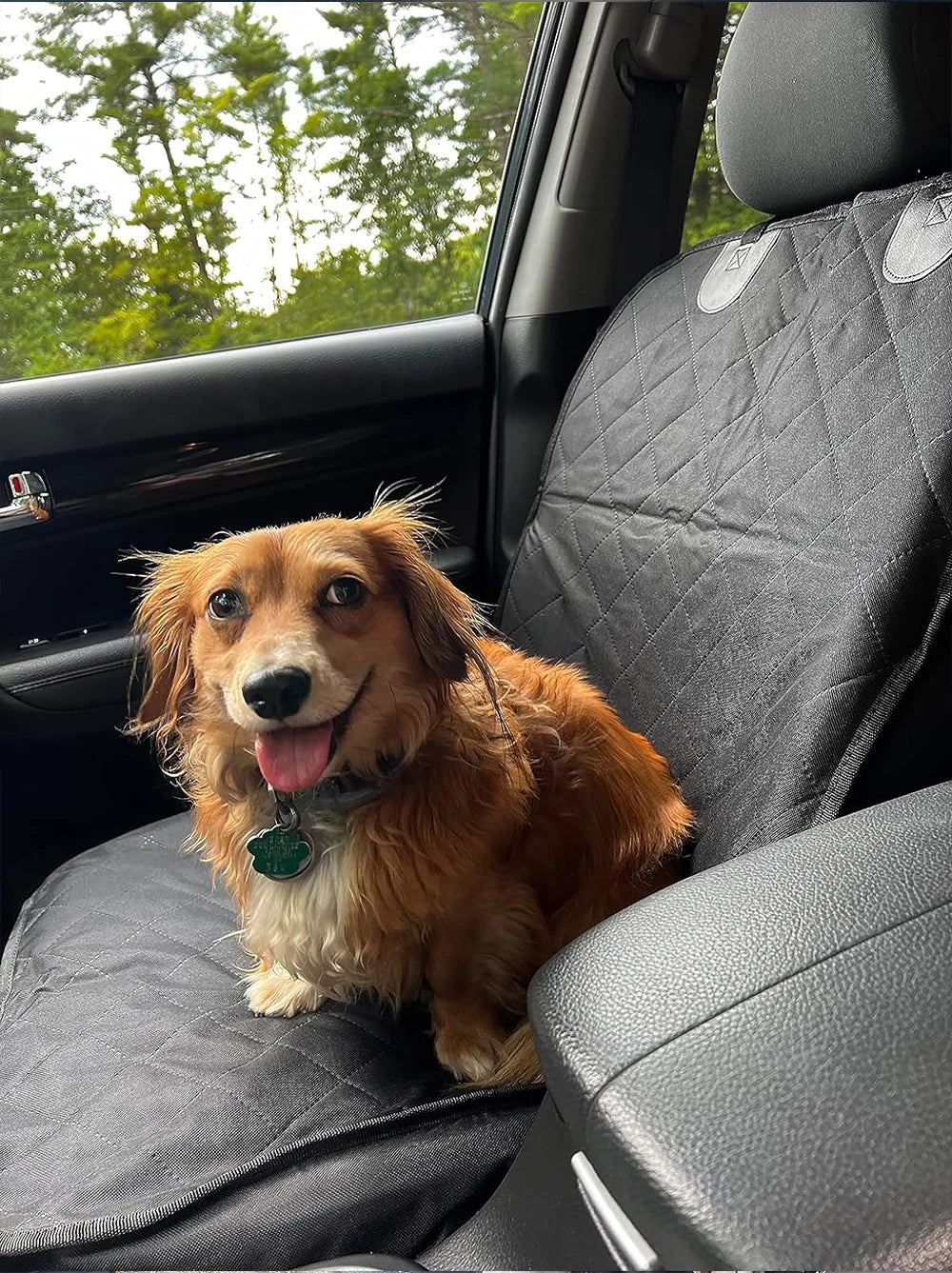 Dog Car Seat Covers 100% Waterproof Pet Cat Dog Carrier Mat Seat Cover for Cars Trucks and SUV Front Seat