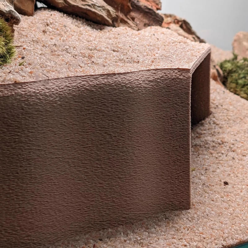 3D Printed Underground Cave Hideouts Shelter for Lizards, Turtles, Spiders, Reptiles Habitat Terrarium Landscaping Decoration