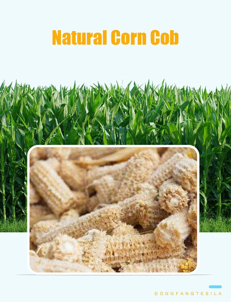 500g Natural Edible Corn Cob Hamster Bedding Toilet Supplies Deodorant Sawdust Hedgehog Chinchilla Winter Warm Cage House Filler