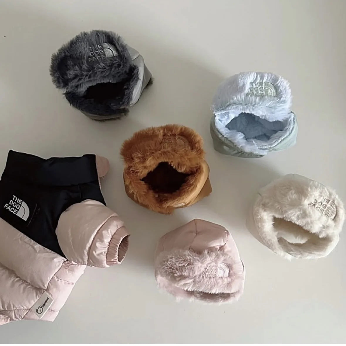 Best-Selling Winter Pet Warm Dog Face Hats For Little Dogs or Cats Ski Caps And Scarf Thickening