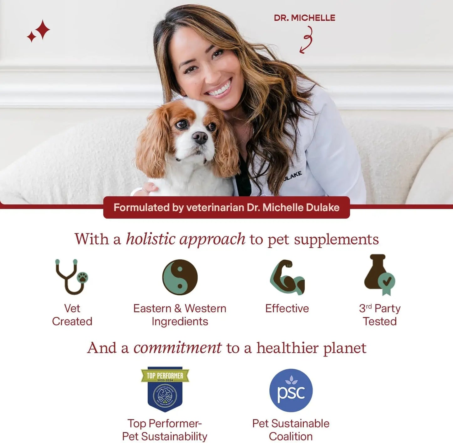 60 capsules- Supplement for Dogs & Cats – Vet Created -Cardiovascular Function & Strength-Taurine, CoQ10,