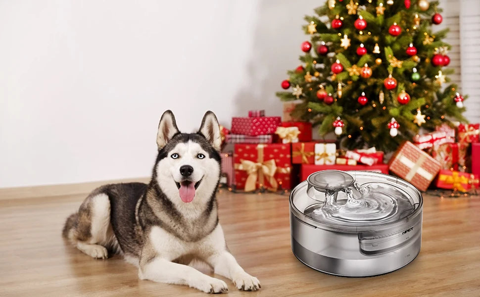 Dog Water Fountain, 170oz/1.3Gallon/5L Large Automatic Pet Water Dispenser Dog Water Bowl for Cat, Dogs, Multiple Pets