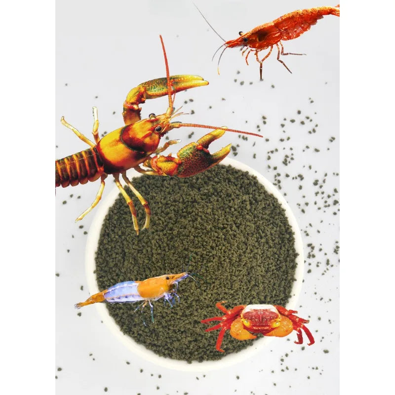 100ML 50g Enhanced Color Nutrition Ornamental Shrimp Special Food Crayfish Feed Crystal Black Shell Shrimp Crayfish Crab Food