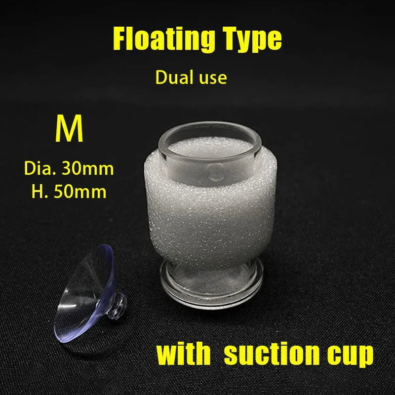 Clear Acrylic Aquarium Fish Feeder Anti-drift Shrimp Egg Fish Food Feeding Ring Betta Fish Tank Feeding Cup Aquarium Accessories