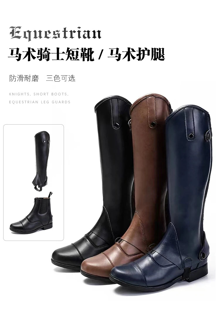 Equestrian Boots Ankle Boots Sizes 25-44 Riding Boots Equestrian Equipment Wear-resistant And Anti-slip Professional Boots