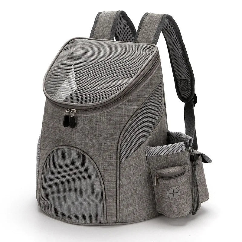 New Portable mesh Dog Bag Breathable Dog Backpack Foldable Large Capacity Cat Carrying Bag Portable Outdoor Travel Pet Carrier