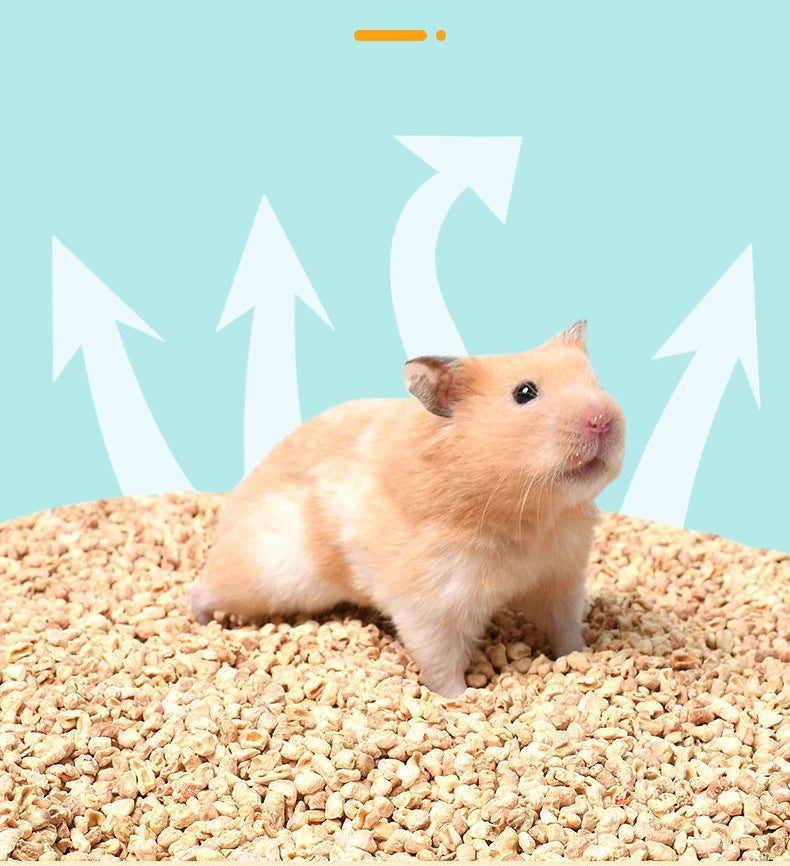 500g Natural Edible Corn Cob Hamster Bedding Toilet Supplies Deodorant Sawdust Hedgehog Chinchilla Winter Warm Cage House Filler