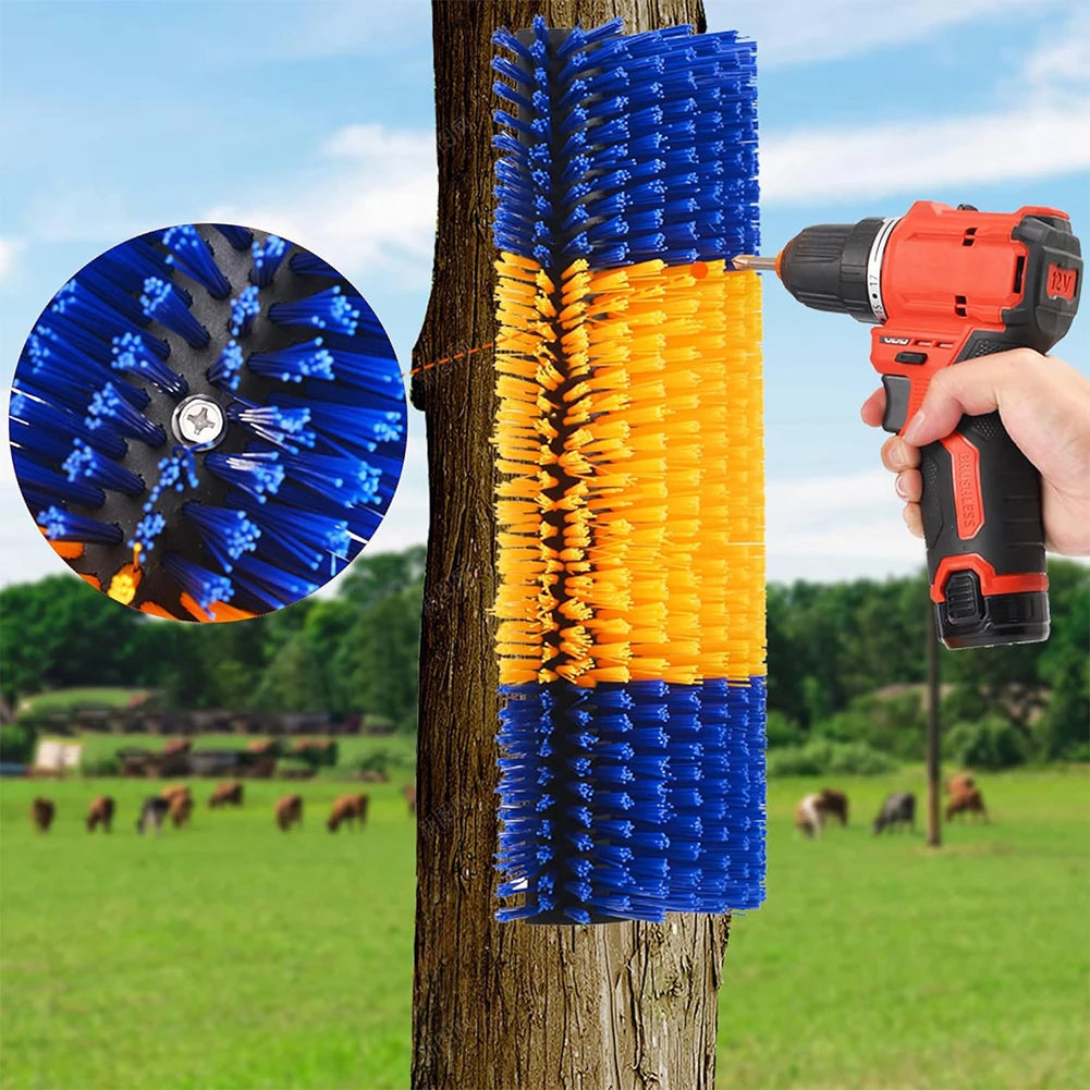 Massage Grooming Brush Relieve Itching on The Back of Livestock Cow Brush Livestock Scratching Brush for Horse Cattle Sheep