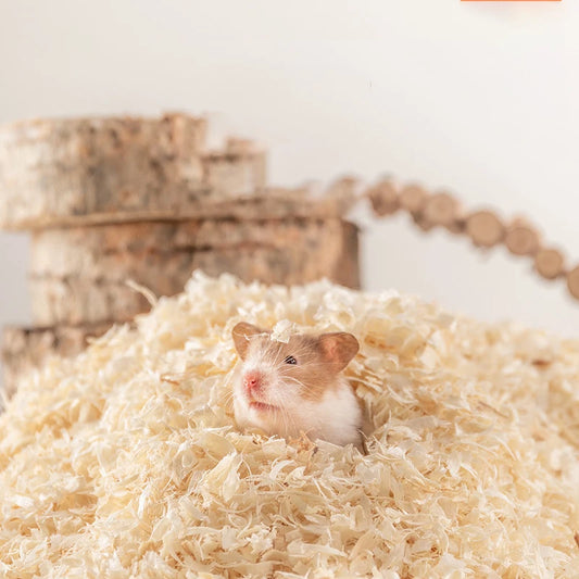 1/1.5kg Hamster Sawdust Poplar Wood Shavings Bedding Hedgehog Breathable Deodorant Wood Chips Summer Landscaping Supplies