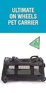 Airline Approved Medium Pet Carrier, Black Sherpa Travel Bag for Dogs & Cats On Board