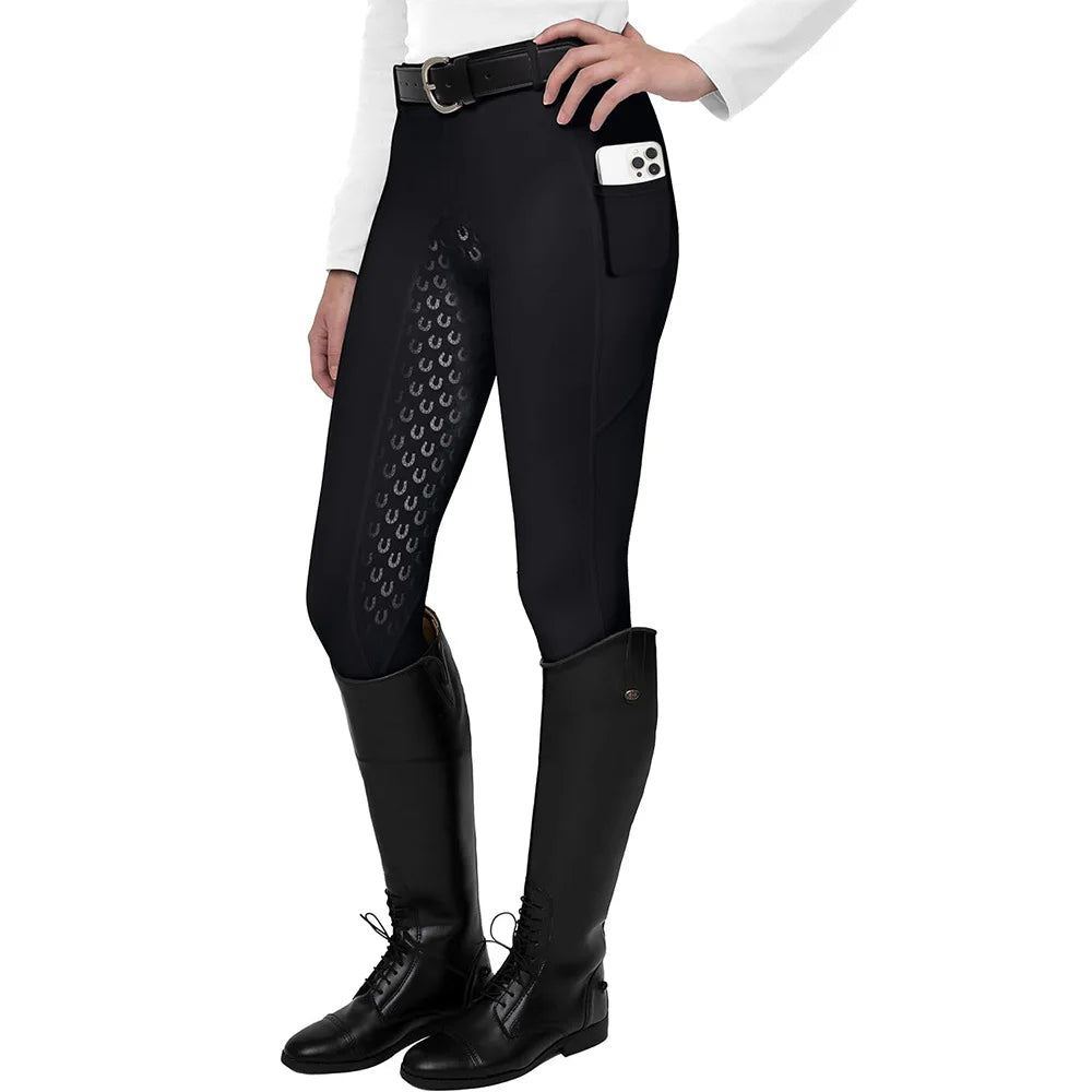 New Sports Women's Full Seat Riding Pants Anti slip quick drying Tights Active Silicon Grip Horse Riding Tights Equestrian Breeches