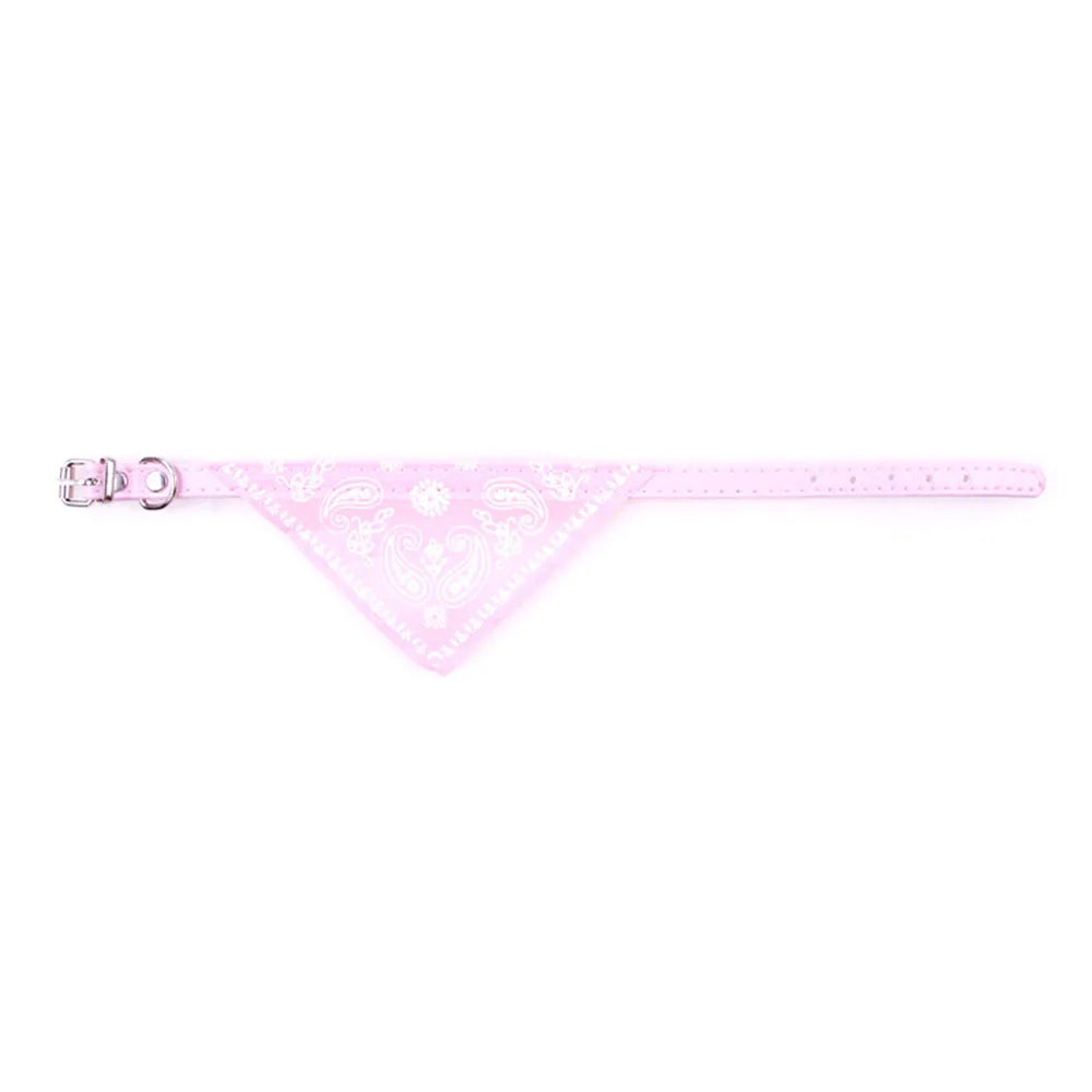 Cute Printed Bandana Cat Collar Puppy Dog Cat Scarf Collar Adjustable Triangular Pet Bandana Collar for Kittens Small Animals