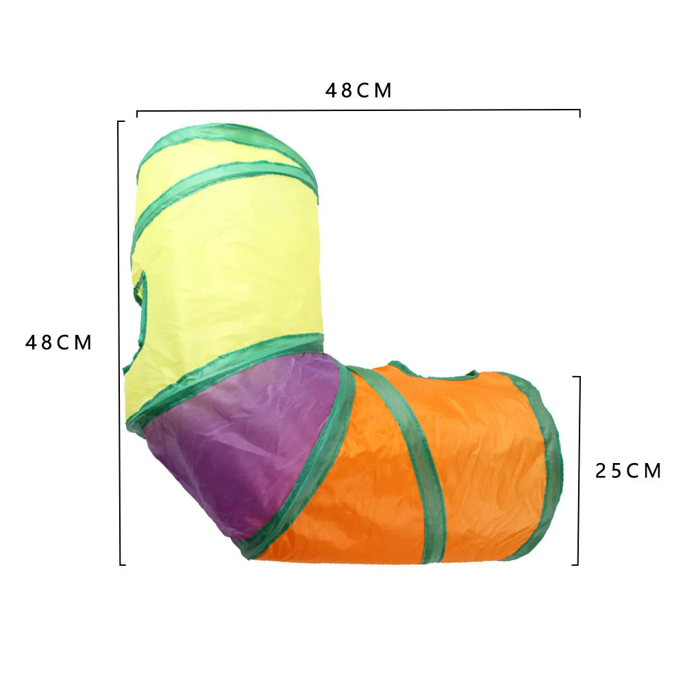 Can Be Freely Spliced Together Cat Rainbow Tunnel L-shaped Channel Can Be Folded Stored Rested Played and Universal Toy
