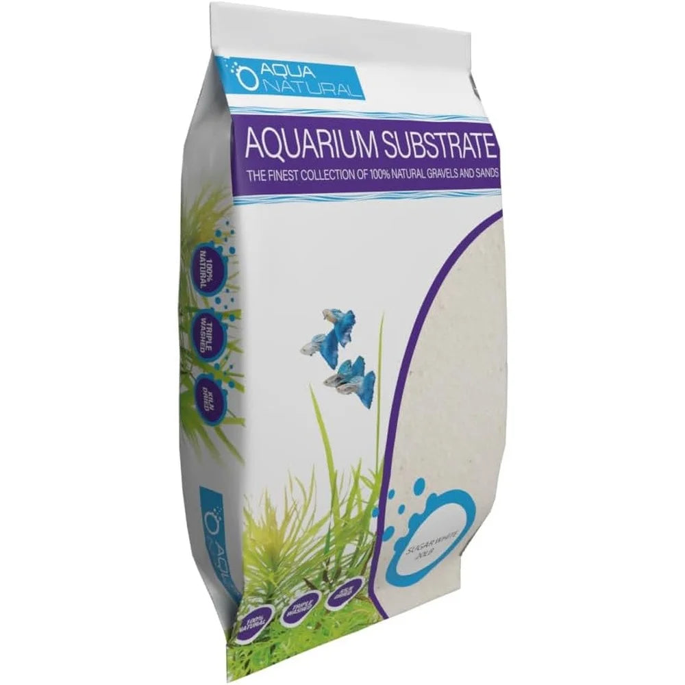 Natural Sugar White Sand Substrate 10lb Aquariums Terrariums Vivarium's 0.5-1mm Sustainable Eco-Friendly New Zealand