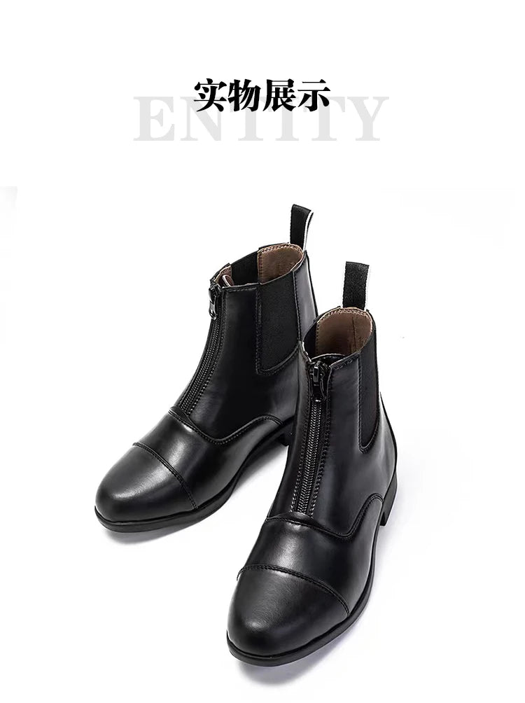Equestrian Boots Ankle Boots Sizes 25-44 Riding Boots Equestrian Equipment Wear-resistant And Anti-slip Professional Boots